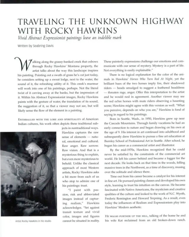TRAVELING THE UNKNOWN HIGHWAY WITH ROCKY HAWKINS: ROCKY HAWKINS