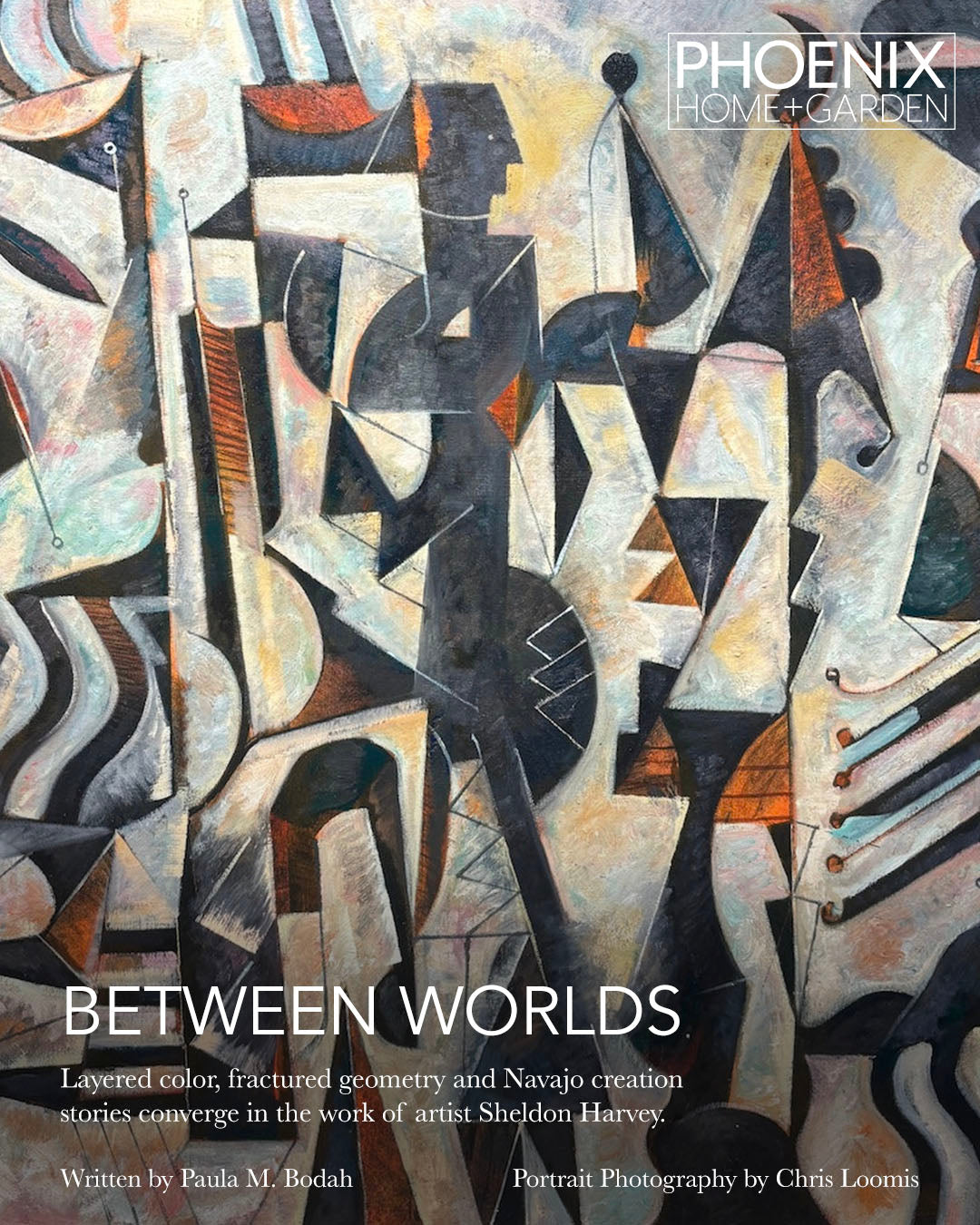 Phoenix Home & Garden Feature on Sheldon Harvey Native Contemporary Artist