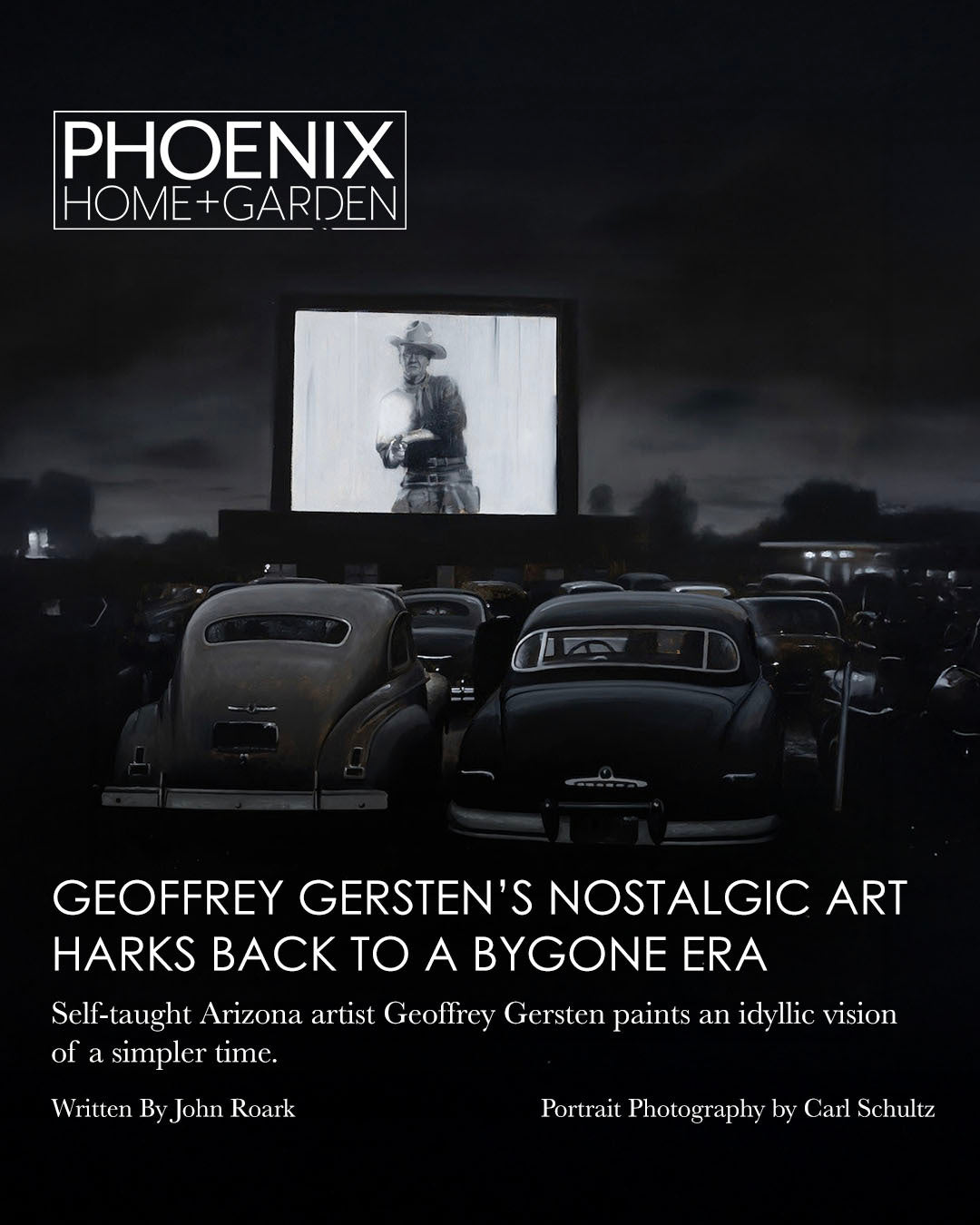 Phoenix Home & Garden Feature on Geoffrey Gersten Western Contemporary Artist