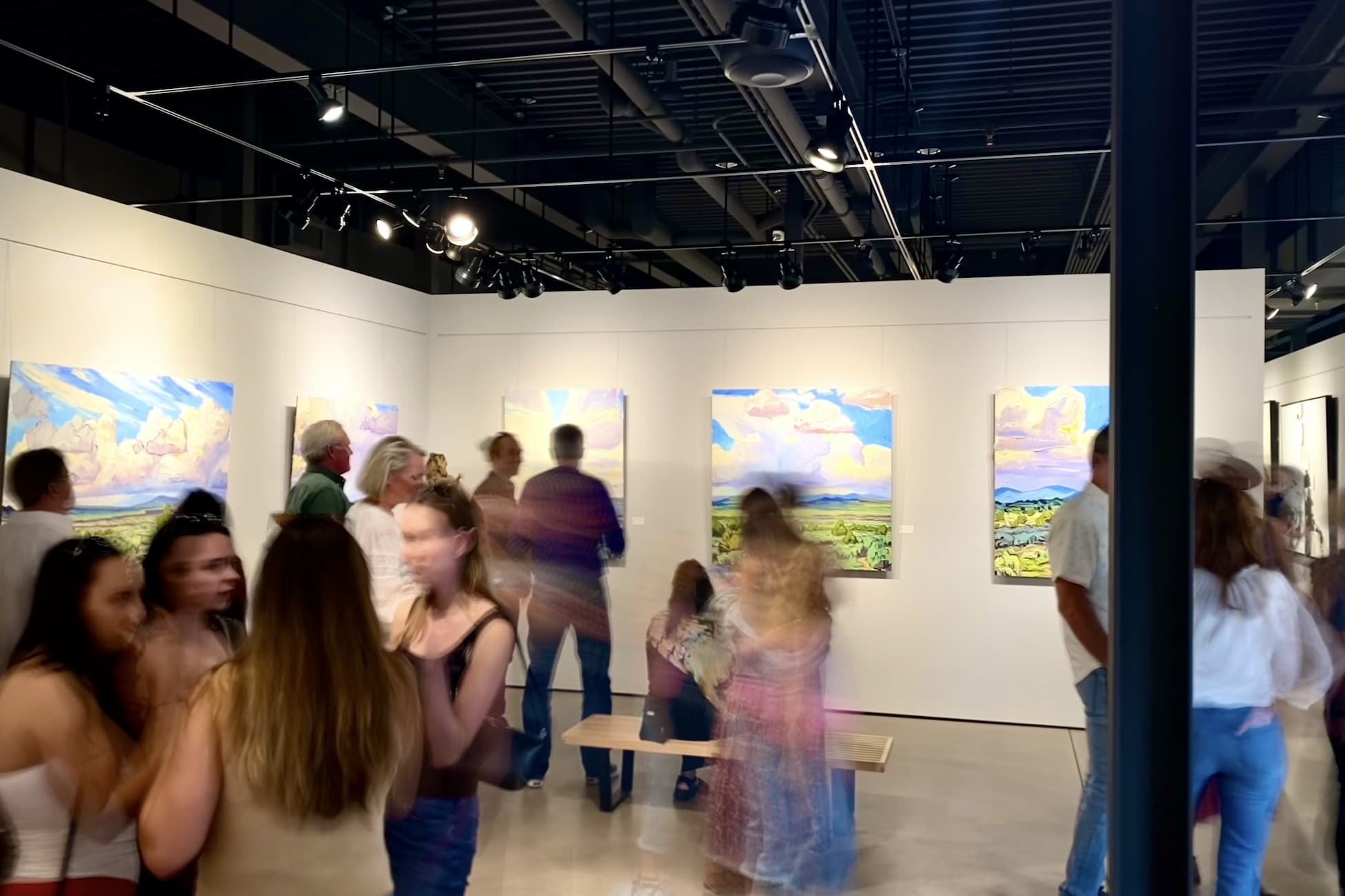 Interior of Altamira Fine Art in Jackson Hole, WY
