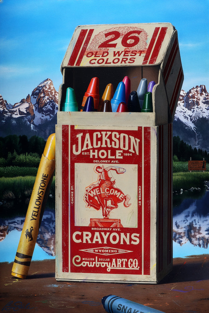 Ben Steele's painting for the 2026 Jackson Hole Fall Arts Festival