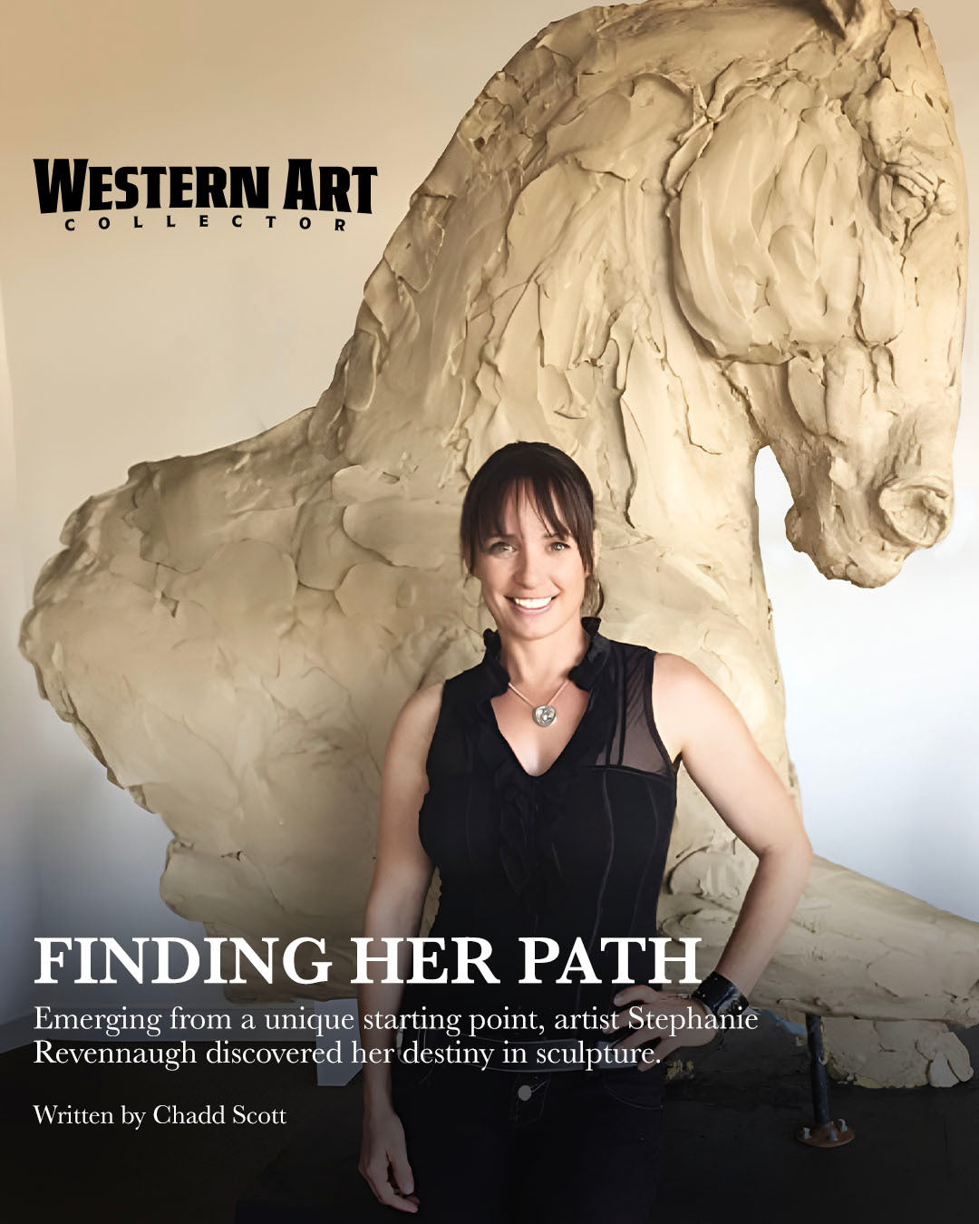  Western Art Collector Feature on Stephanie Revennaugh Contemporary Wildlife Sculptor