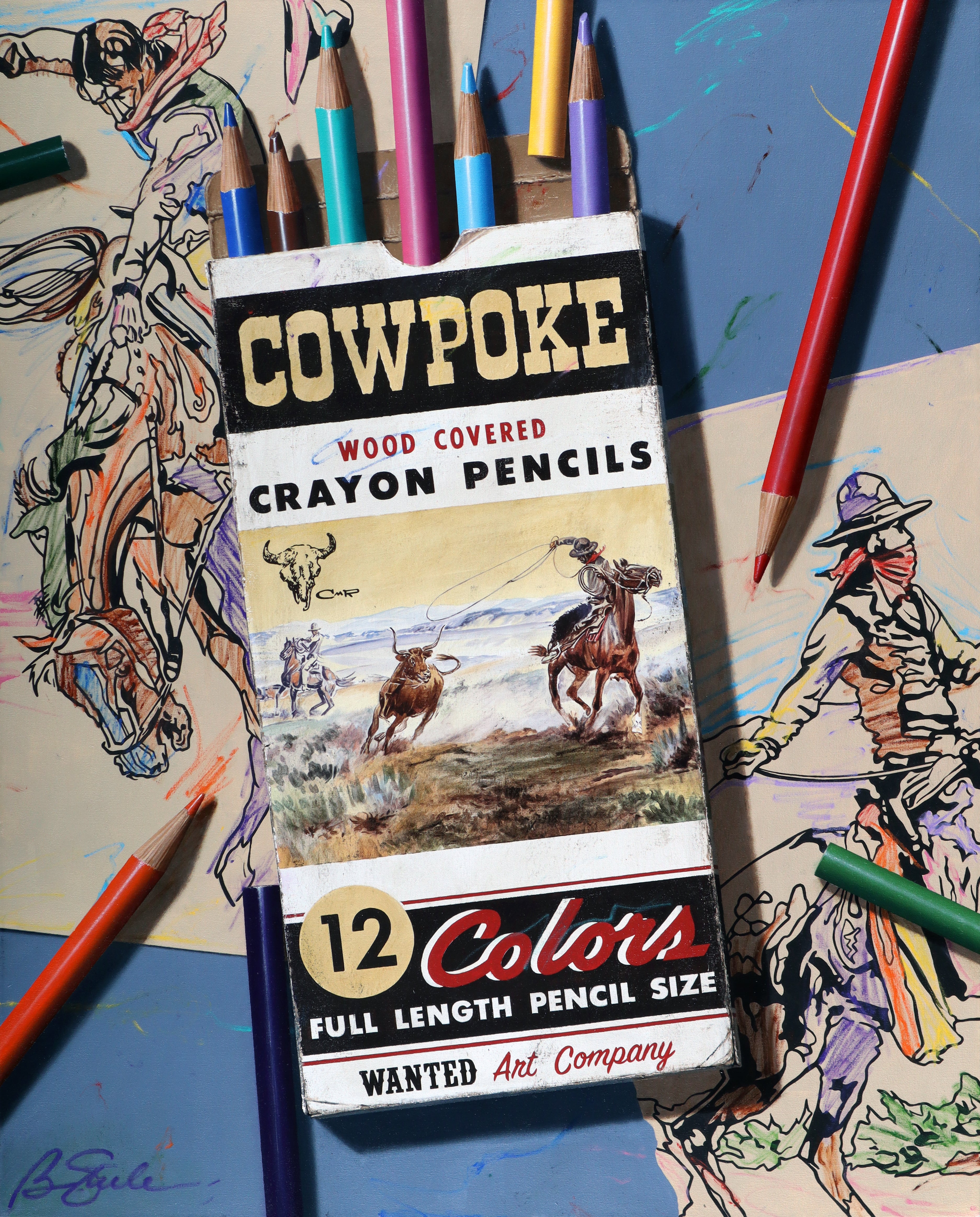 Cowpoke Crayon Pencils