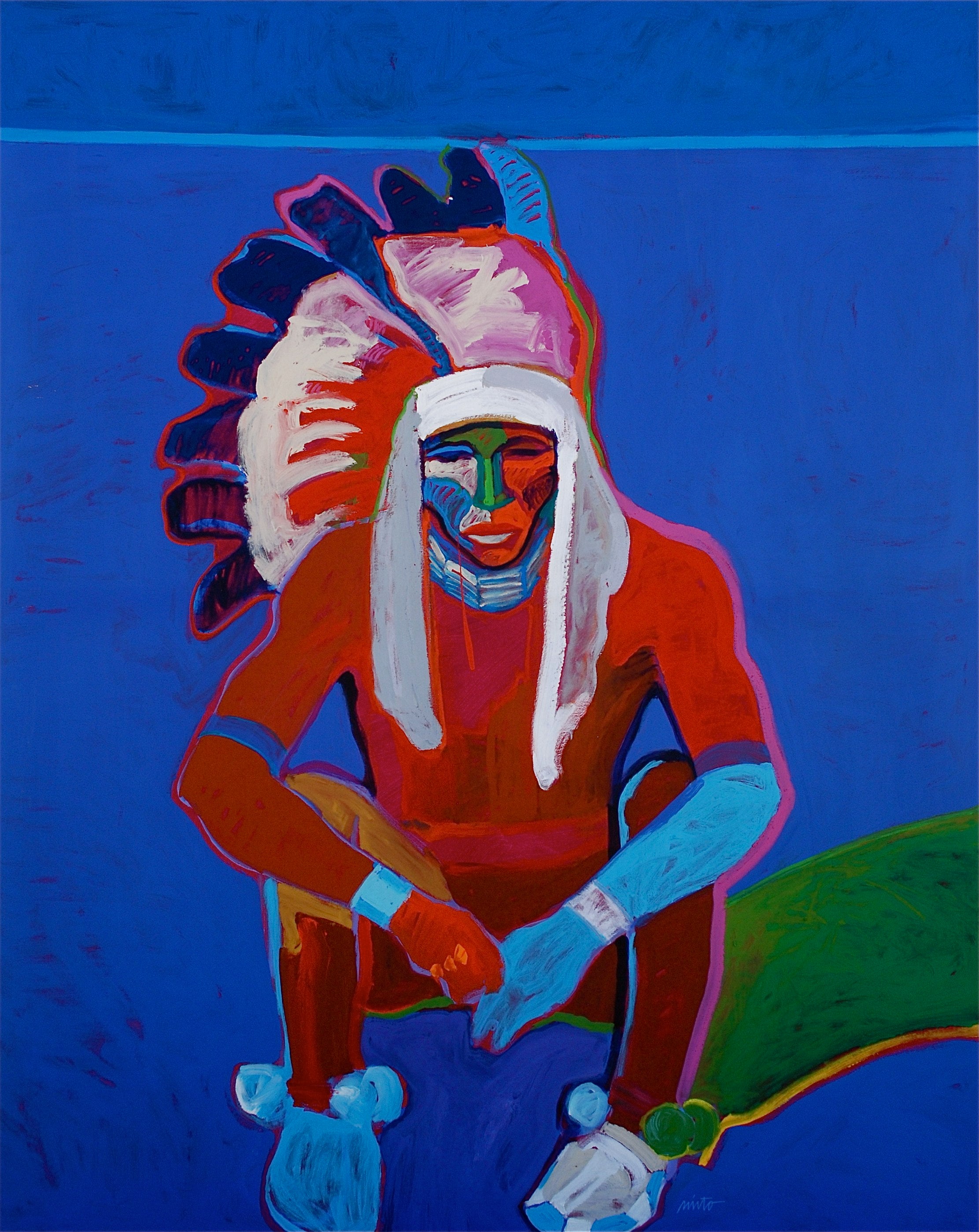 Crow at Pow-Wow, 1989