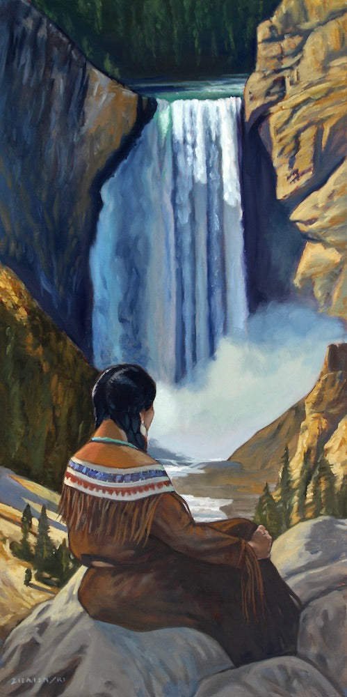 Maiden at the Falls
