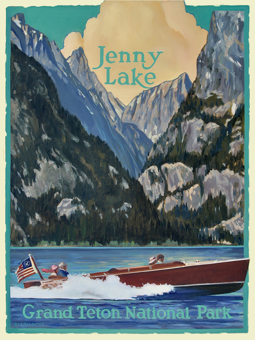 Traveling to Jenny Lake