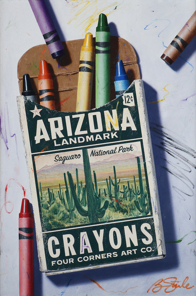 Arizona Landmark Crayons: Saguaro National Park