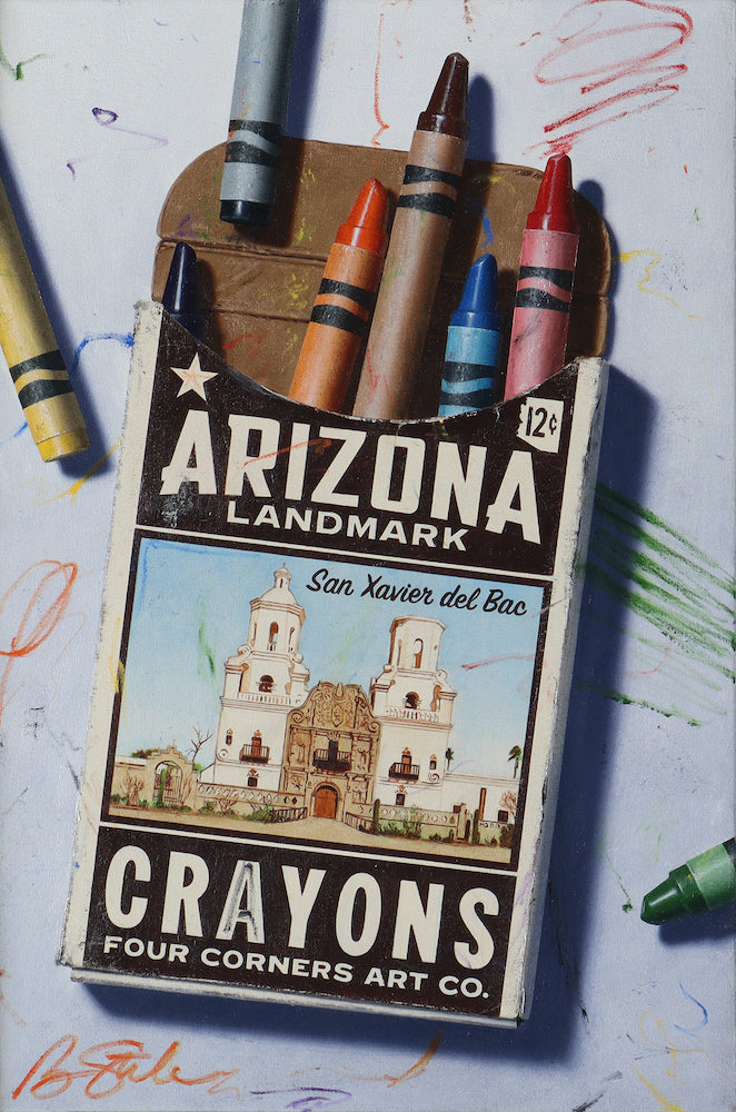 Arizona Landmark Crayons: San Xavier del Bac