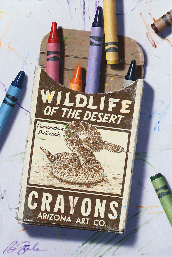 Diamondback Rattlesnake Crayons