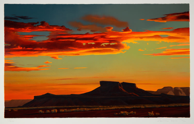 Red Desert Sunset, #24/200